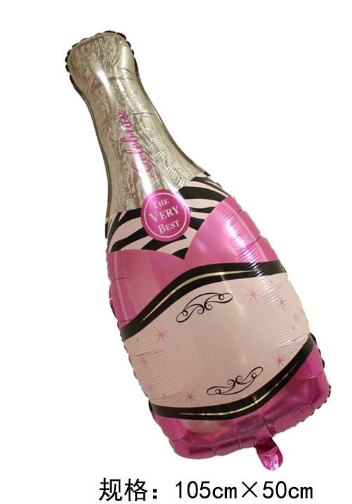 Champagne Bottle Foil Balloon