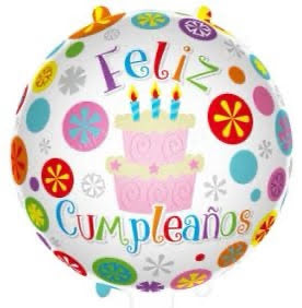 Spanish Foil Balloons