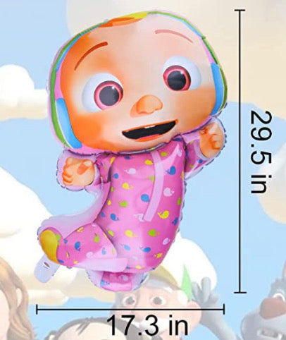 Coco Melon Characters Foil Balloon