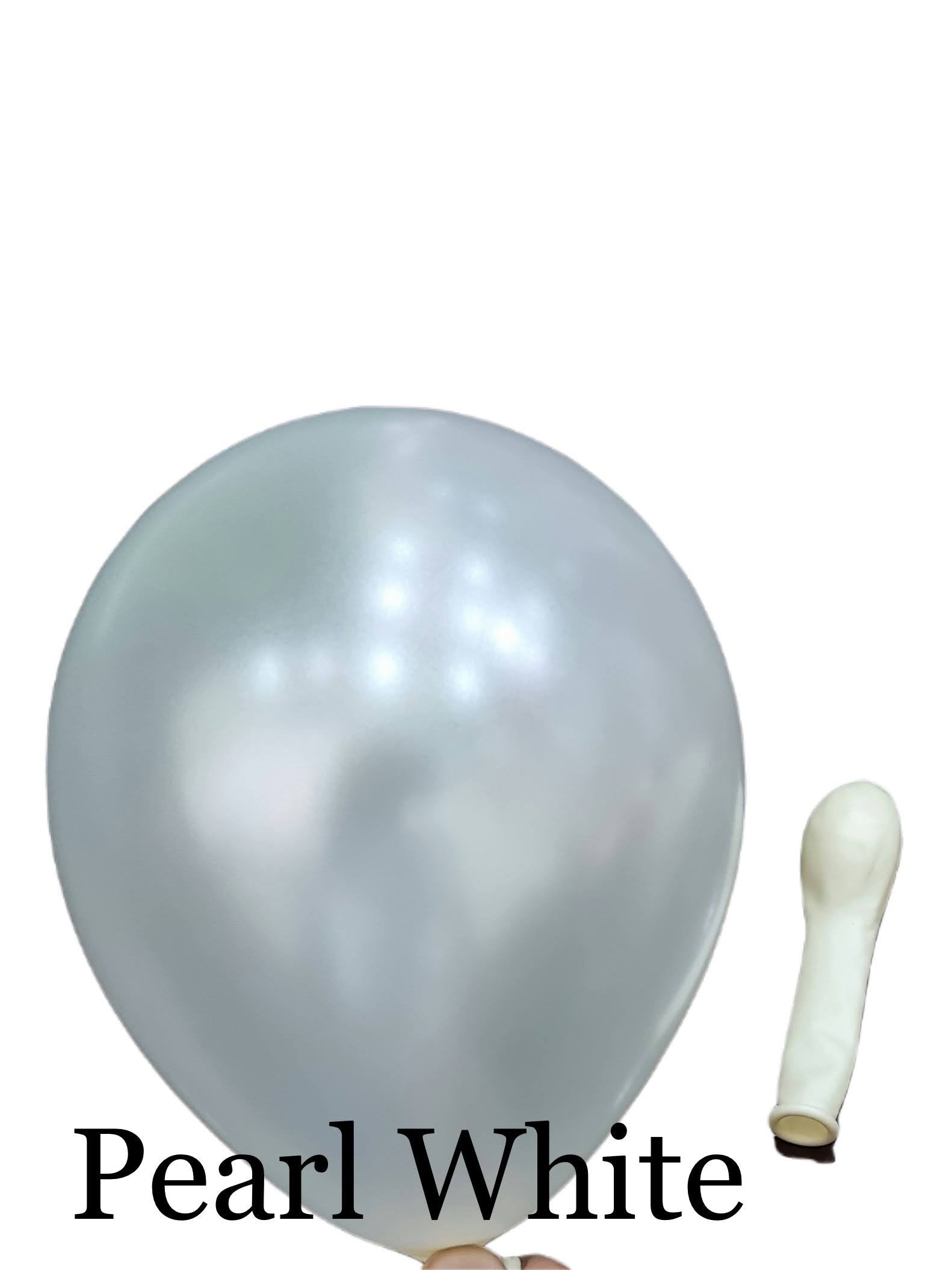 Pack of 10 - Pearl 5 Inch Latex Balloons