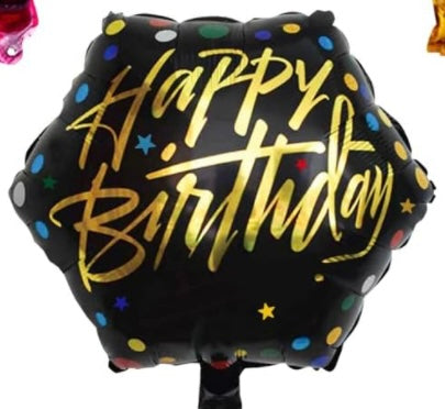 Happy Birthday 18 Inch Foil Balloon Helium Bouquet