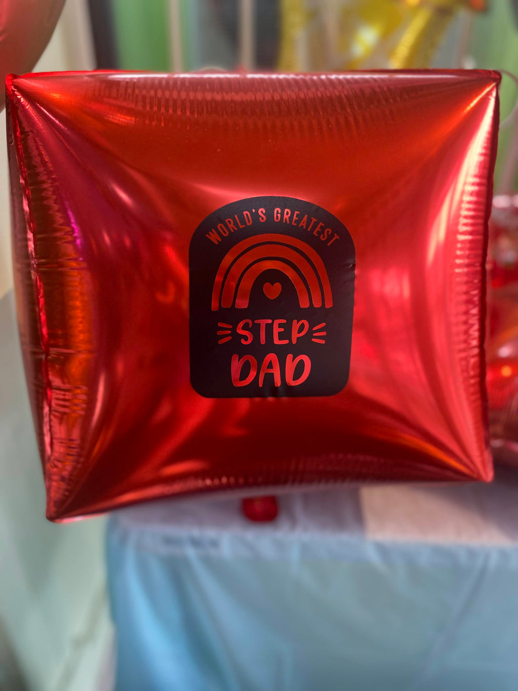 Custom Printed 24 Inch Cube Foil Balloon