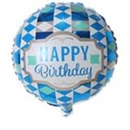 Happy Birthday 18 Inch Foil Balloon Helium Bouquet