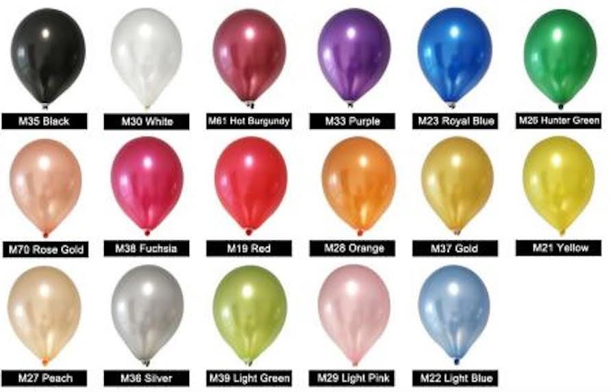 Pack of 10 - Pearl 10 Inch Latex Balloon