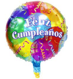 Spanish Round 18 Inch Colourful Foil Balloon