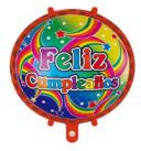 Spanish Round 18 Inch Colourful Red Foil Balloon