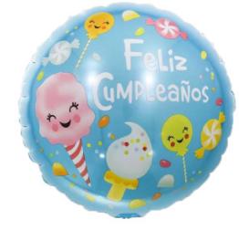 Spanish Round 18 Inch Sweets Foil Balloon