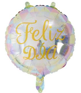 Spanish Round 18 Inch Silver Foil Balloon