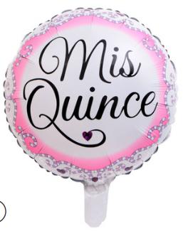 Spanish Round 18 Inch Mis Quince Foil Balloon