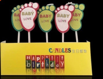 Baby Feet Candle