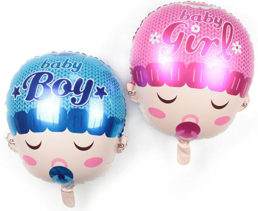 Sleeping Baby Head Foil Balloon