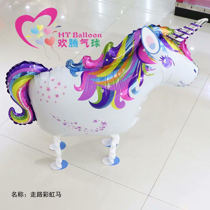 Walking Unicorn Foil Balloon