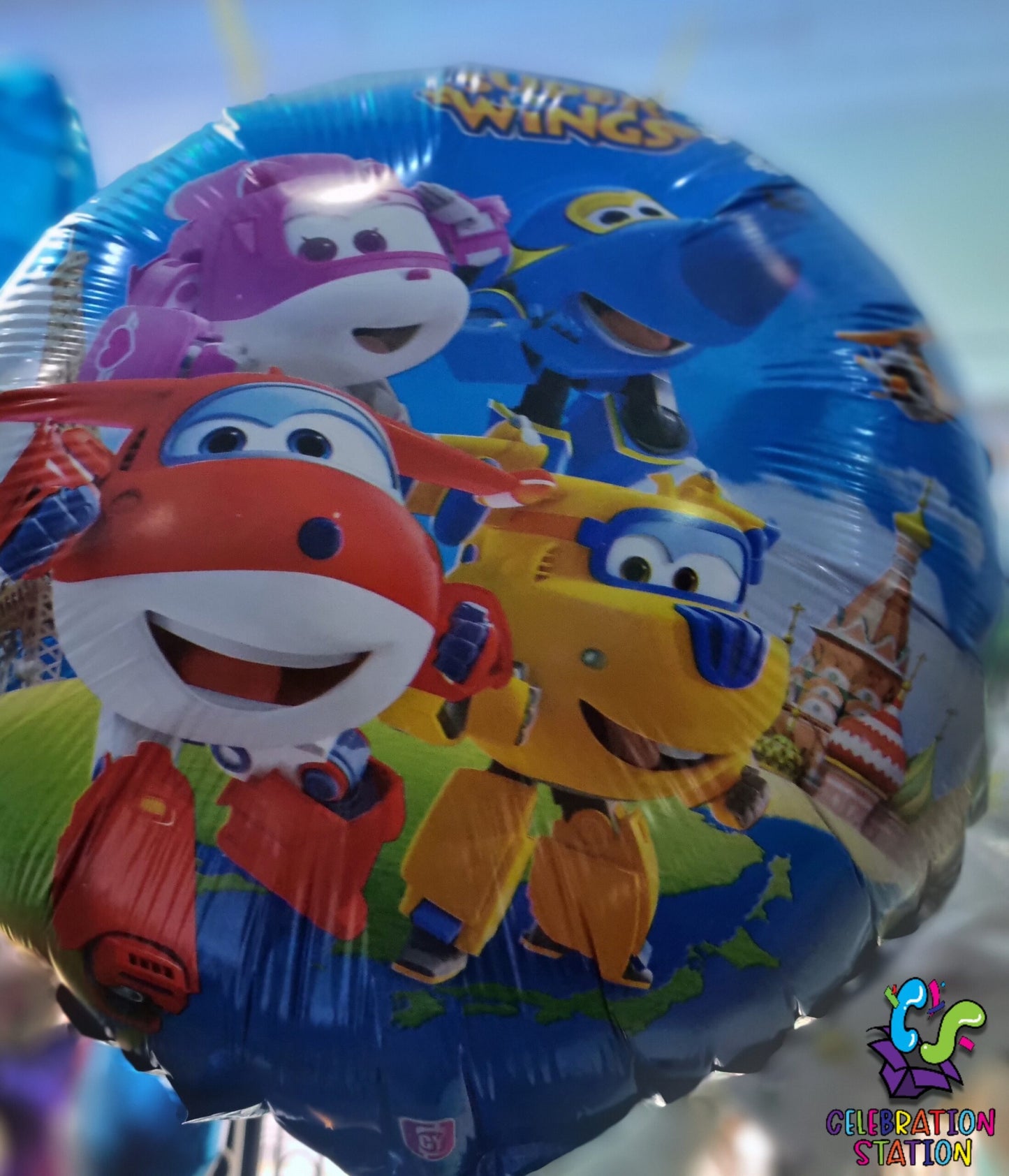 Super Wings 18 Inch Round Foil Balloon