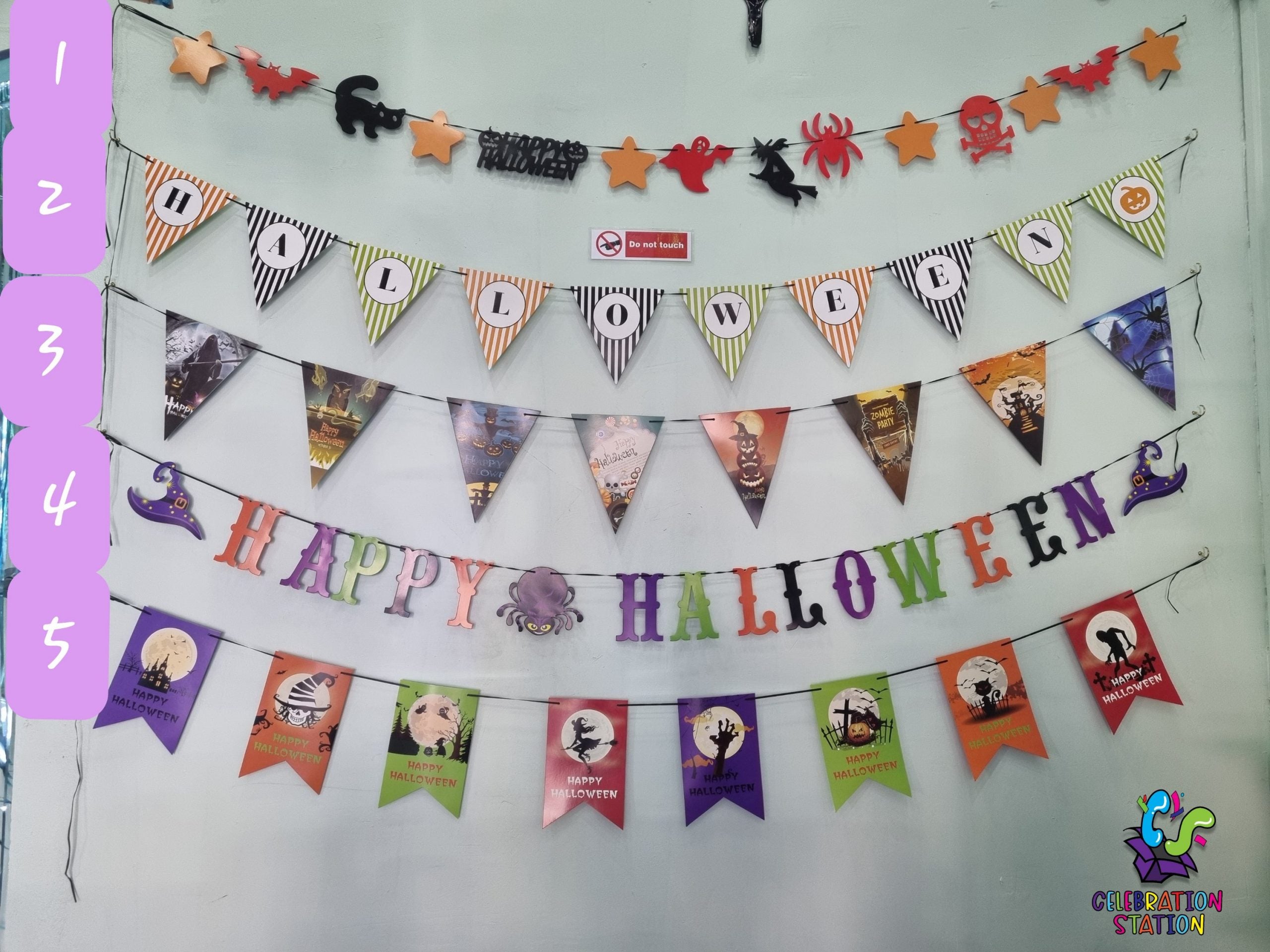 Halloween Paper Banners