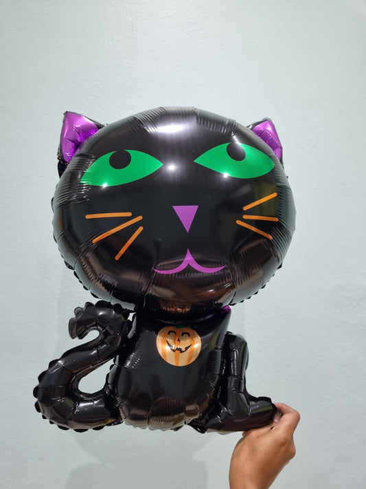 Halloween Cat Foil Balloon