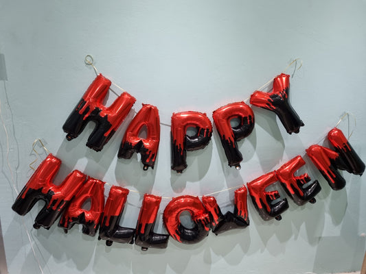 Happy Halloween Letter Balloon