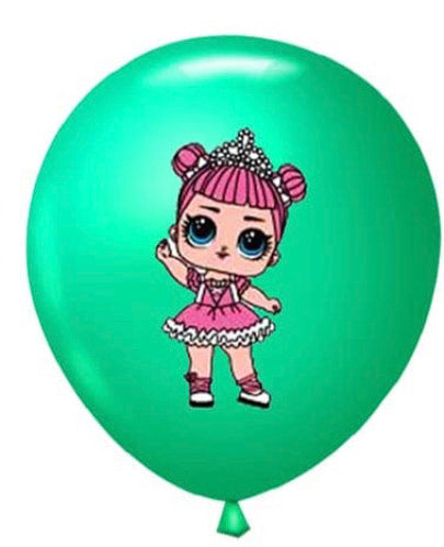 Pack of 5 - LOL Dolls 12 Inch Latex Balloons
