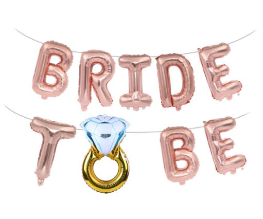 Bride To Be 16 Inch Letters Foil Balloon