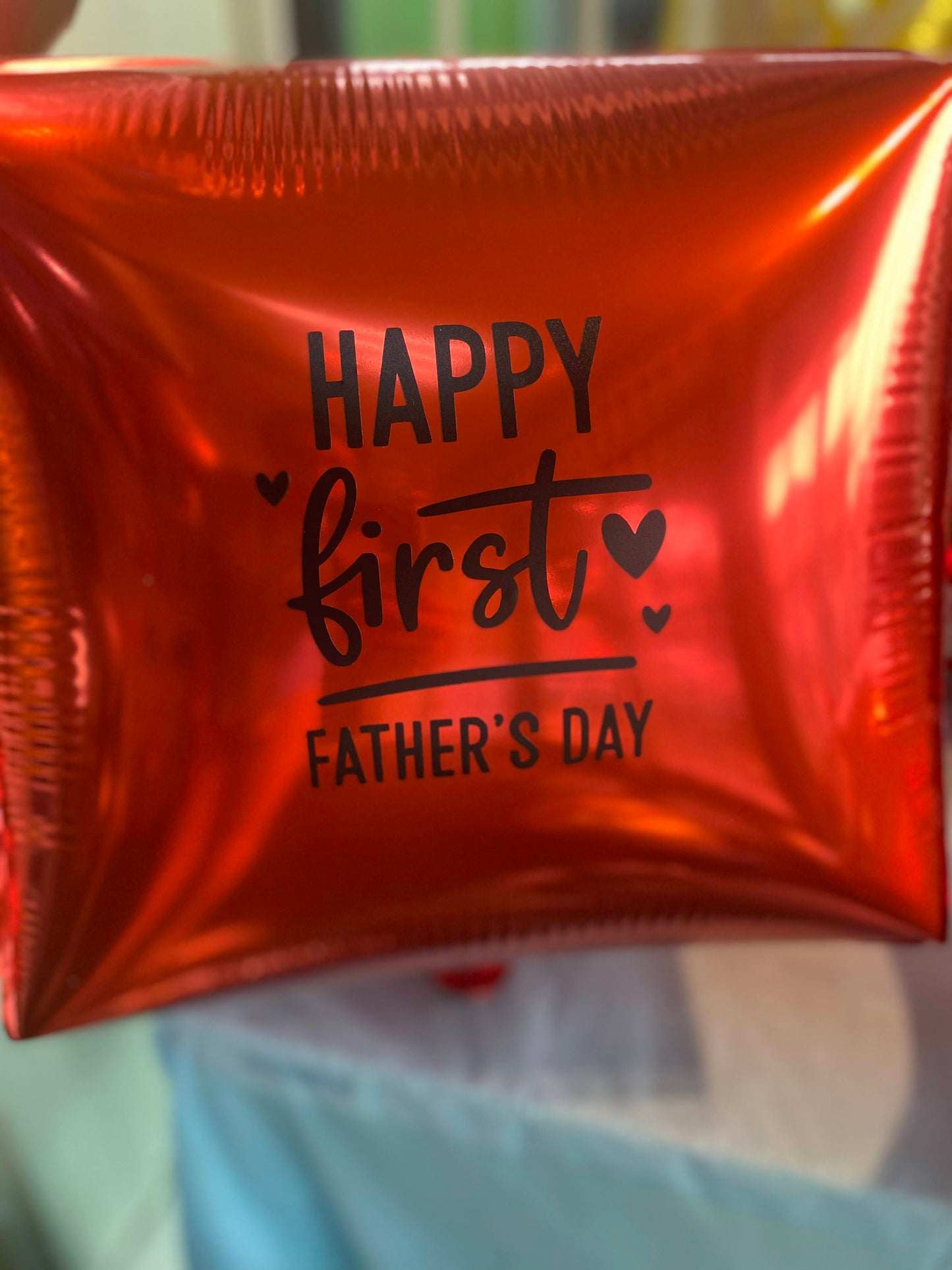 Custom Printed 24 Inch Cube Foil Balloon