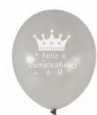 Feliz Cumpleaños 12 Inch Latex Balloon