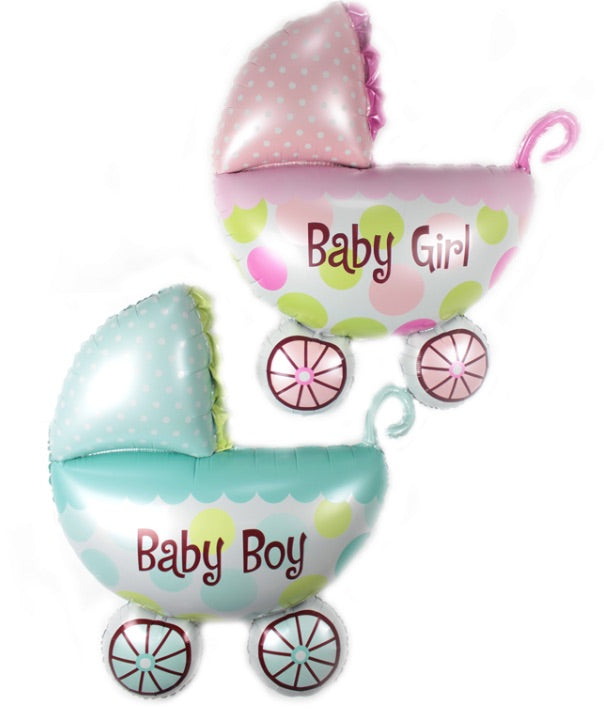 Polka Dot Stroller Foil Balloon