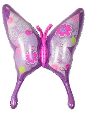 Butterfly with Long Tail Foil Balloon