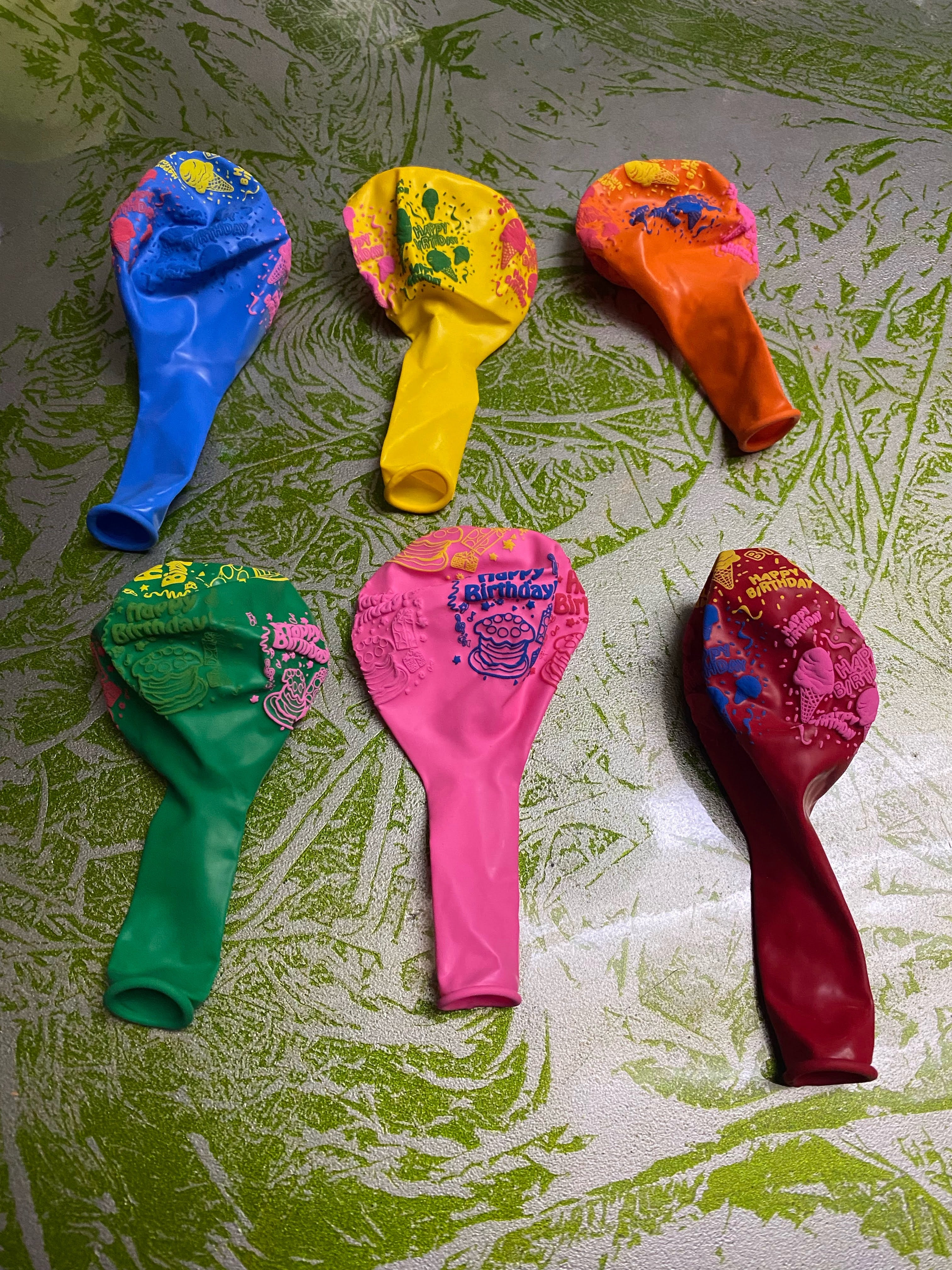 Pack of 5 - Happy Birthday Latex Balloon