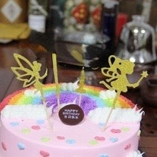 Glitter Fairy 2pc Cupcake Topper Set