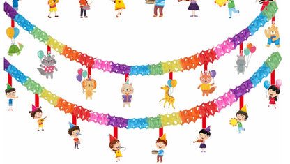 Multi-coloured Characters Garlands