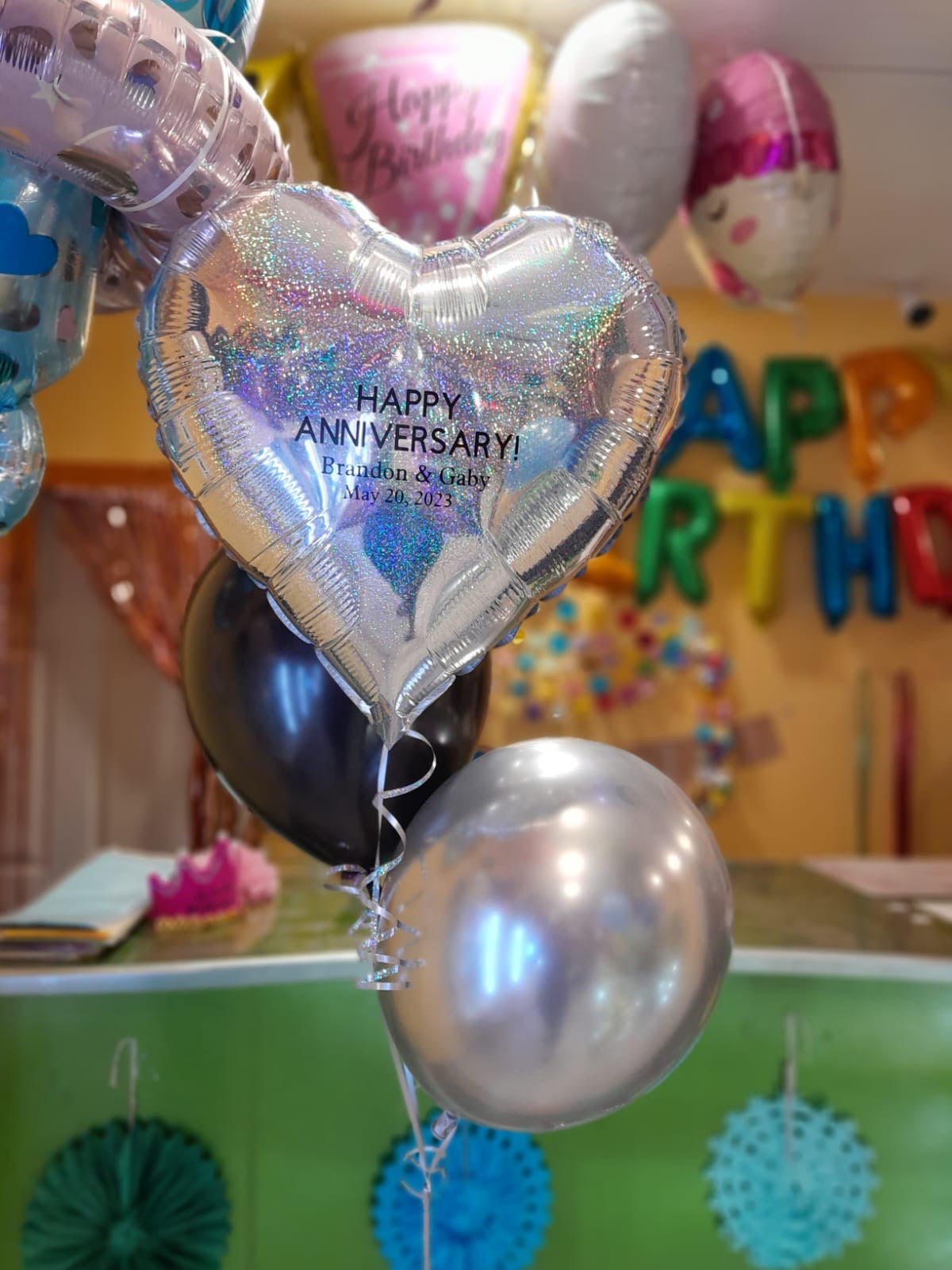 Custom Printed 18 Inch Heart Foil Balloon