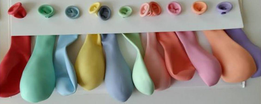 Pack of 10 - Pastel Latex Balloon 5 Inch