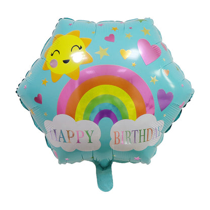 Happy Birthday 18 Inch Foil Balloon Helium Bouquet