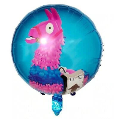 Fortnite Loot Llama 18 Inch Round Foil Balloon