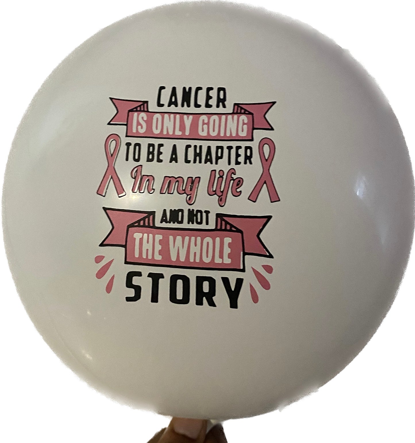 Breast Cancer Awareness 12 Inch Latex Balloon