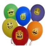 Pack of 5 - Lego Characters 12 Inch Latex Balloon