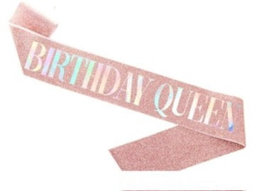 Birthday Sash