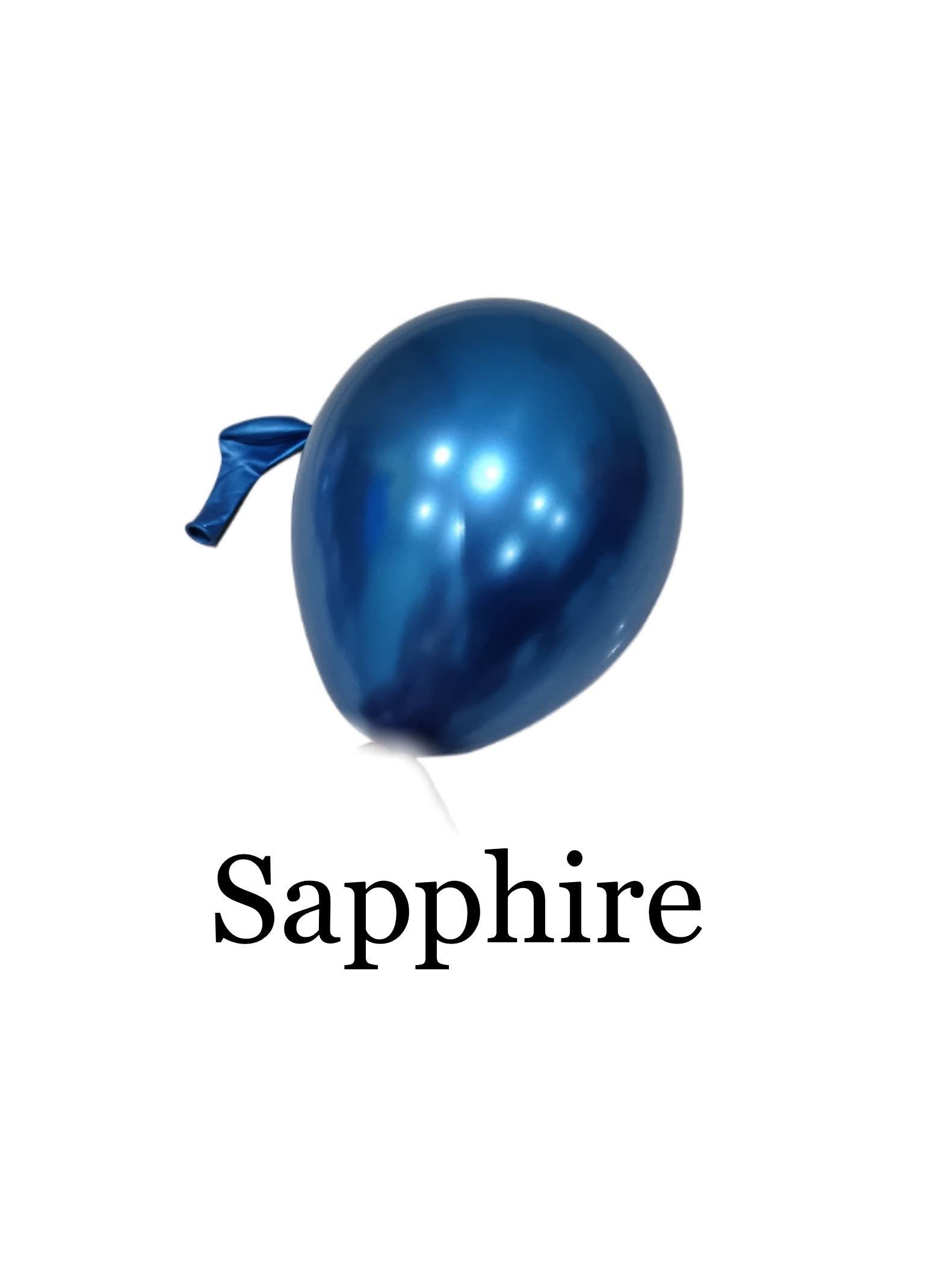 Pack of 5 - Chrome 18 Inch Latex Balloon