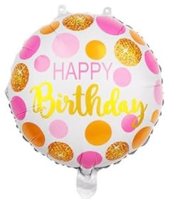 Happy Birthday 18 Inch Foil Balloon Helium Bouquet