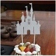 Glitter Castle Single Cake Topper