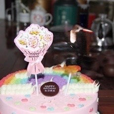 Flower Bouquet Single Topper