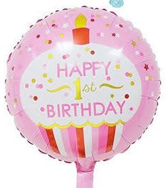 Happy Birthday 18 Inch Foil Balloon Helium Bouquet
