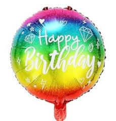 Happy Birthday 18 Inch Foil Balloon Helium Bouquet