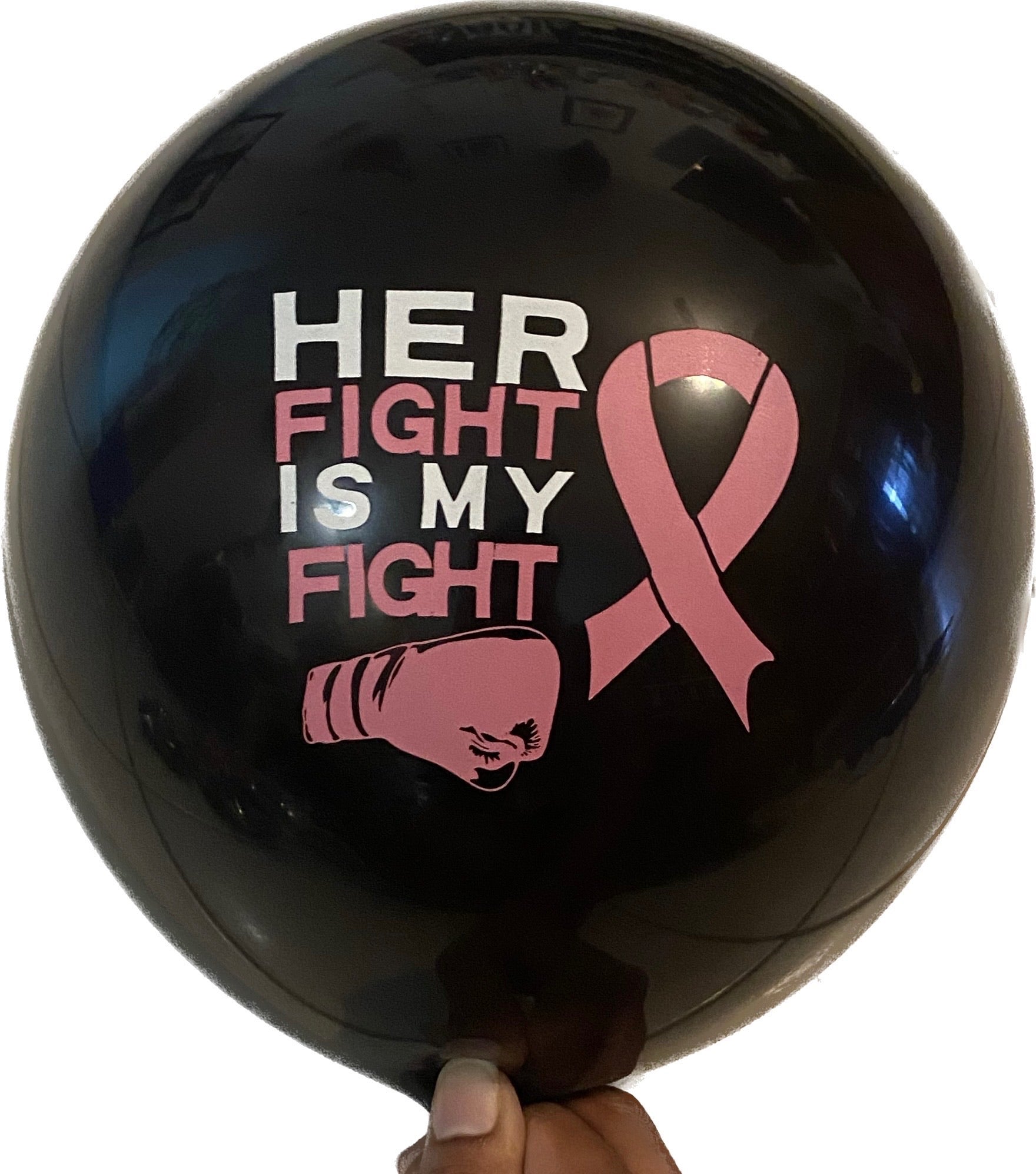 Breast Cancer Awareness 12 Inch Latex Balloon