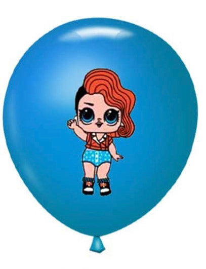 Pack of 5 - LOL Dolls 12 Inch Latex Balloons