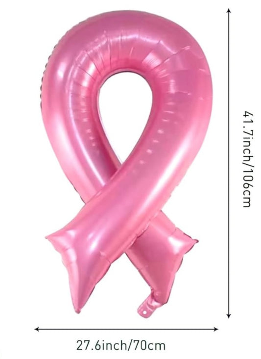 Breast Cancer Ribbon Foil Balloon