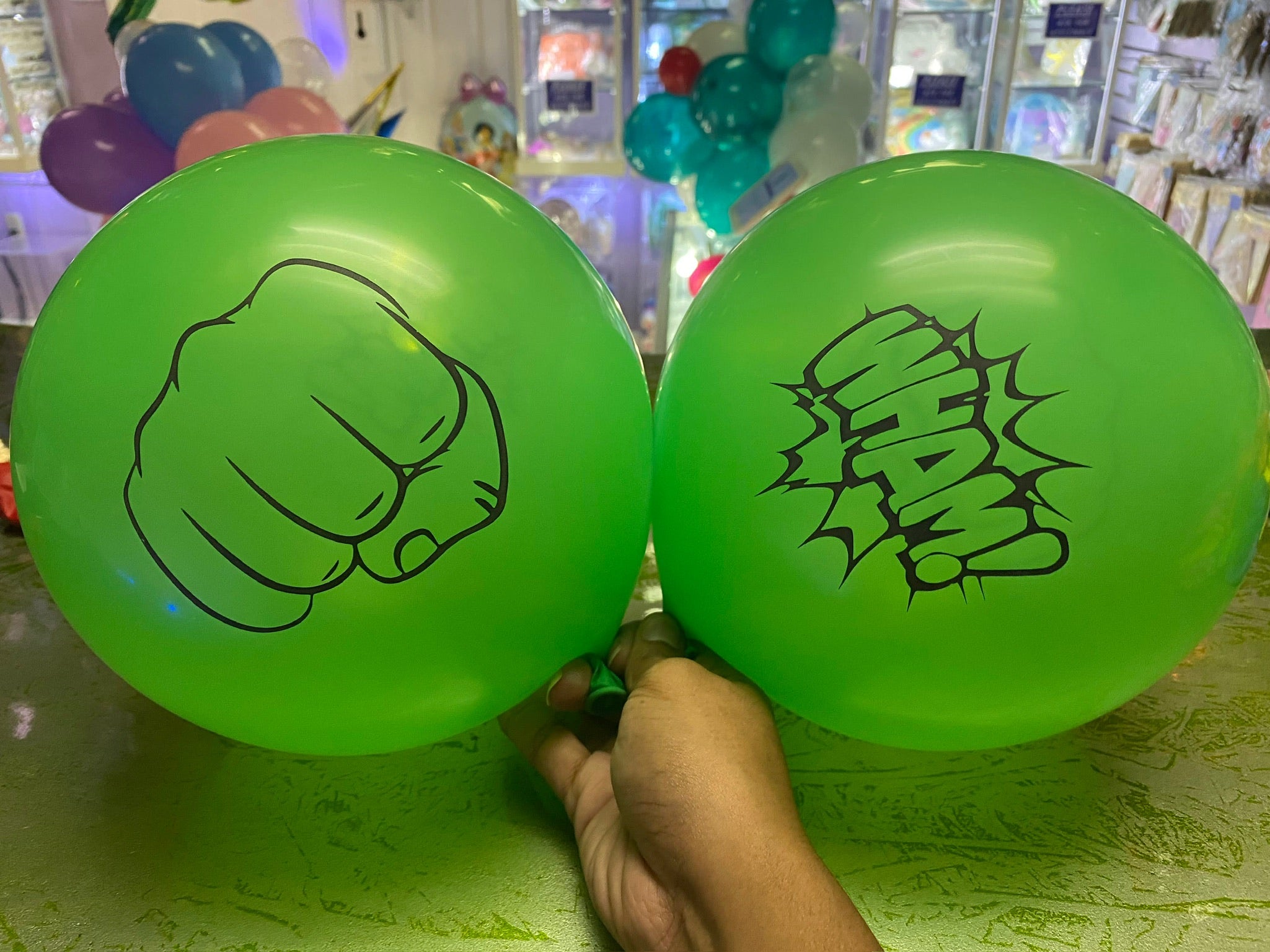 Pack of 5 - Marvel DC Comics Superhero Logos 12 Inch Latex Balloon