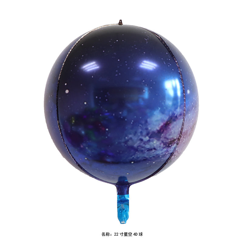 4D Starry Sky Ball Foil Balloon