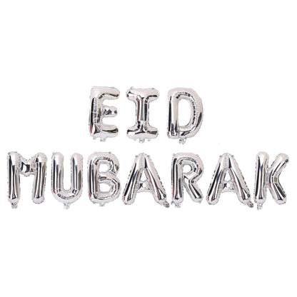 Eid Mubarak Letters 16 Inch Foil Balloons