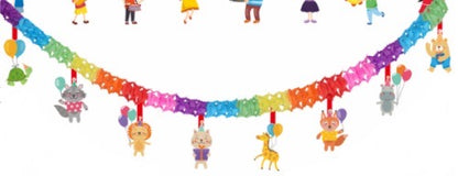 Multi-coloured Characters Garlands