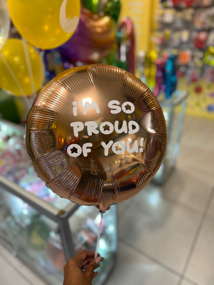 Custom Printed 18 Inch Round Foil Balloon